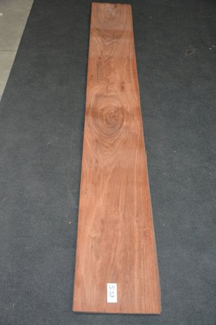 Afrikaans palissander Furnier 250 x 33 cm | 0.6 mm | 0,825m²