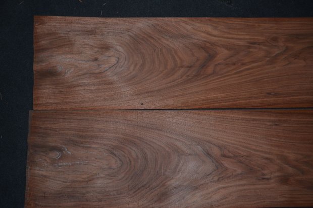 Afrikaans palissander Furnier 250 x 33 cm | 0.6 mm | 0,825m²