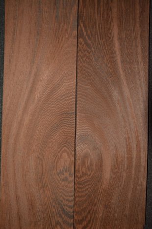 Wenge Furnier 226 x 14-20 cm | 0.6 mm | 0,32m²
