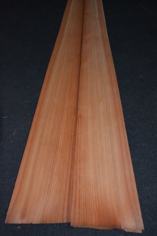 Sibirische L&auml;rche furnier 280 x 14 - 16 cm | 0.6 mm | 0,4200 m&sup2;