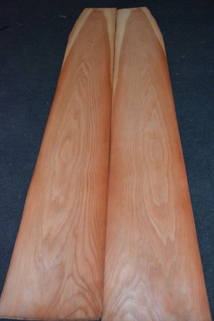 Sibirische L&auml;rche furnier 166 x 22 - 29 cm | 0.6 mm | 0,4233 m&sup2;