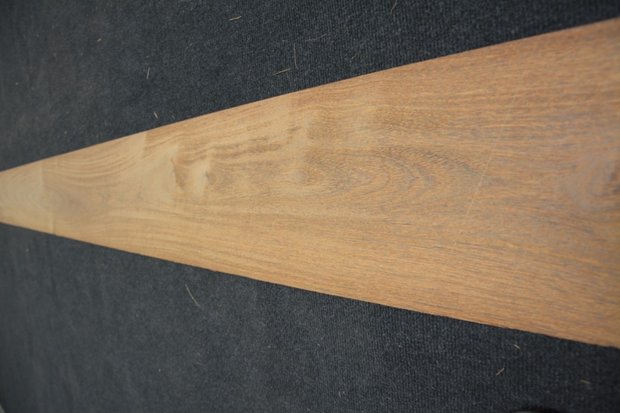 Braunholz Furnier 325 x 19-22 cm | 0.6mm | 0,666m²