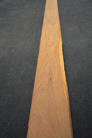 Braunholz Furnier 325 x 15 cm | 0.6mm | 0,488m²