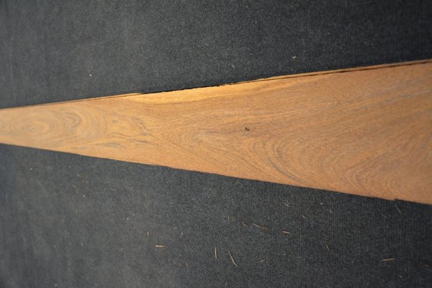 Braunholz Furnier 325 x 15 cm | 0.6mm | 0,488m²