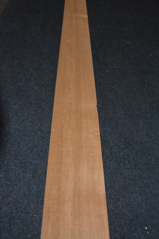 Teakholz Furnier 232 x 11-12 cm | 0.6 mm | 0,267m²