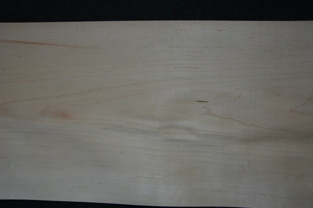Ahorn furnier 222 x 33 - 35 cm | 0.6 mm | 0,7548 m&sup2;