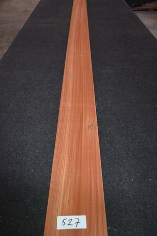 Rosenholz Furnier 307 x 11-14 cm | 0.6 mm |0,382 m2 | kwartiers