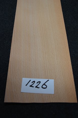 Buchenholz Furnier 262 x 12-15 cm | 0.6mm | 0,354m²