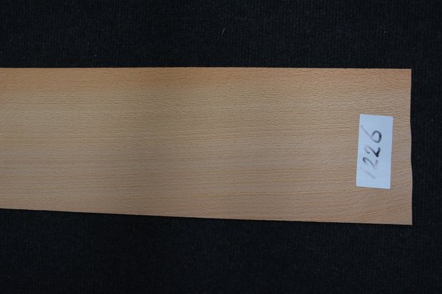 Buchenholz Furnier 262 x 12-15 cm | 0.6mm | 0,354m²
