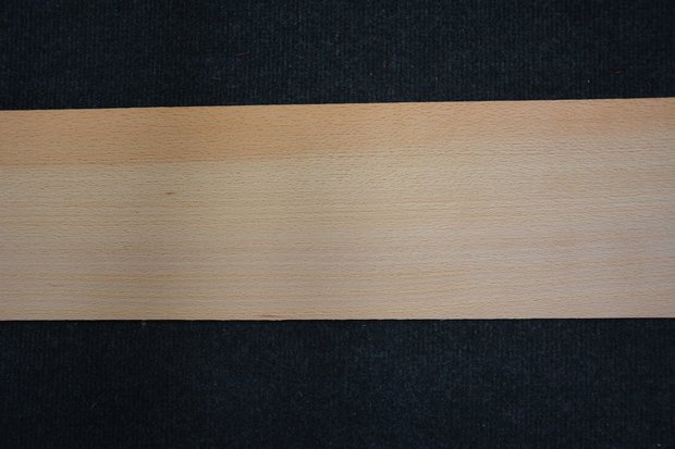 Buchenholz Furnier 262 x 12-15 cm | 0.6mm | 0,354m²