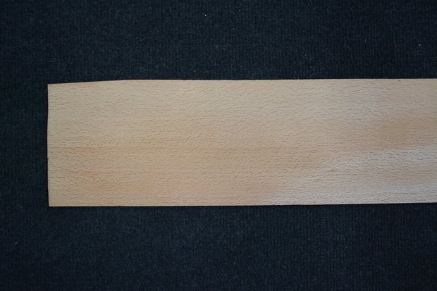 Buchenholz Furnier 262 x 12-15 cm | 0.6mm | 0,354m²