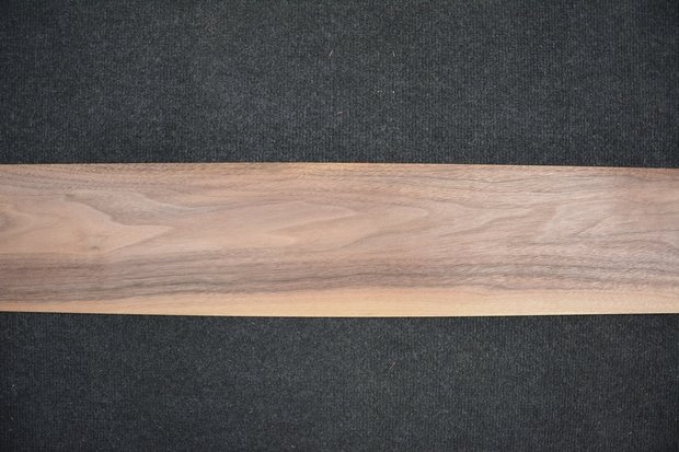 Französischer Nussbaum Moiree Furnier 275 x 58 cm  | 1,595 m2 | 0.8mm | XXL Excellent