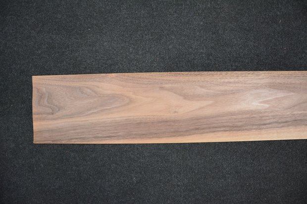 Französischer Nussbaum Moiree Furnier 275 x 58 cm  | 1,595 m2 | 0.8mm | XXL Excellent