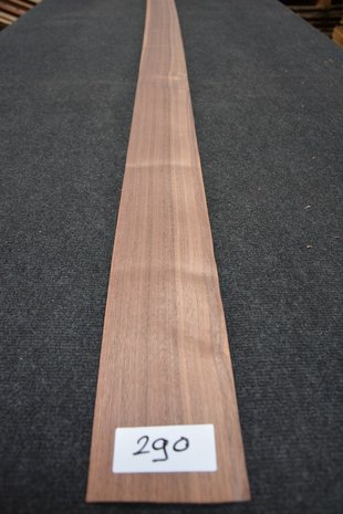 Amerikanischer Nussbaum Furnier 235 x 11-12 cm | 0.6mm | 0,270m²