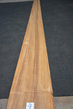 Teakholz Furnier 410 x 19-25 cm | 0.6 mm | 0,902m²