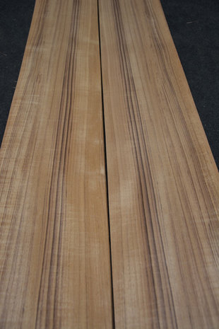 Teakholz Furnier 410 x 19-25 cm | 0.6 mm | 0,902m²