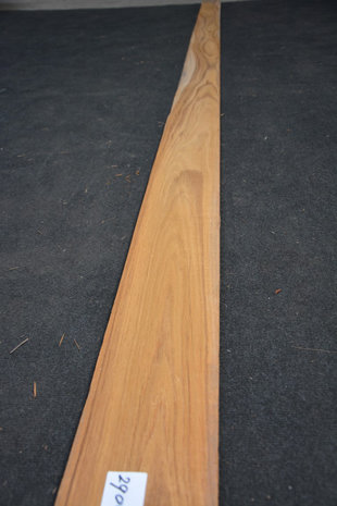 Teakholz Furnier 410 x 14-15 cm | 0.6 mm | 0,595m²