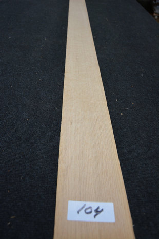 Europäische Eiche Furnier 209 x 11-12 cm | 0.6mm | Kwartiers | 0,244m²