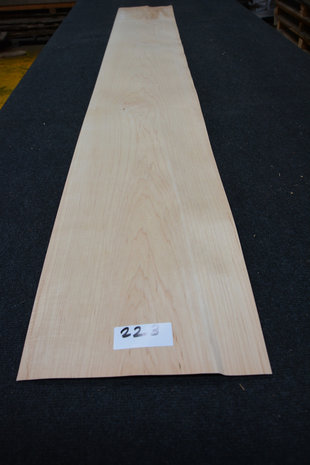 Ahorn Furnier 245 x 15-17cm | 0.6mm | 0,392m²