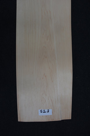 Ahorn Furnier 245 x 15-17cm | 0.6mm | 0,392m²