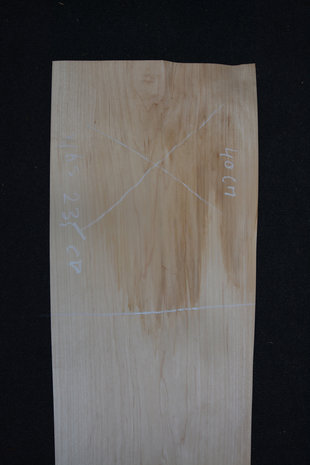 Ahorn Furnier 245 x 15-17cm | 0.6mm | 0,392m²