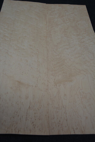 Ahorn Furnier 76 x 25cm | 0,188 m2 | 0.6 mm | Birdseye Maple Vogelaugen Ahorn