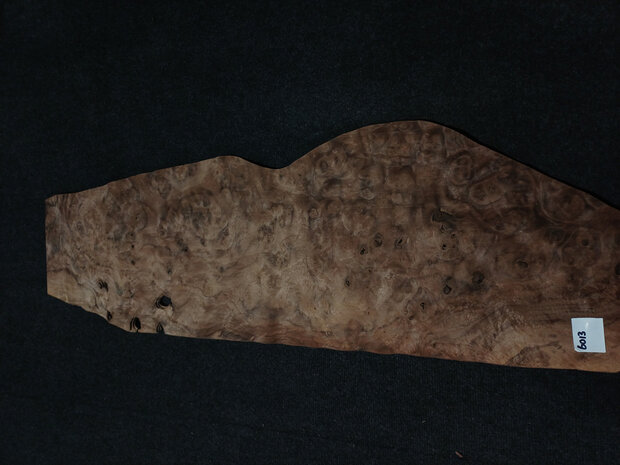 Wurzelholz furnier 100 x 20 - 19 cm | 0.6 mm | 0,295 m&sup2;