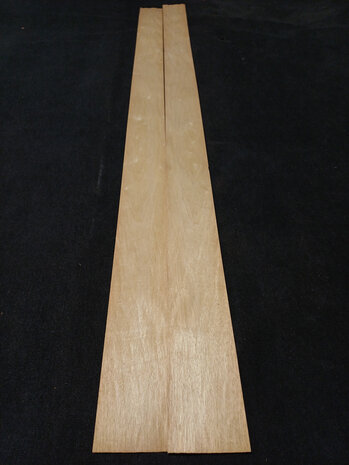 Limba furnier 290 x 18 - 18 cm | 0.6 mm | 0,7830 m&sup2;